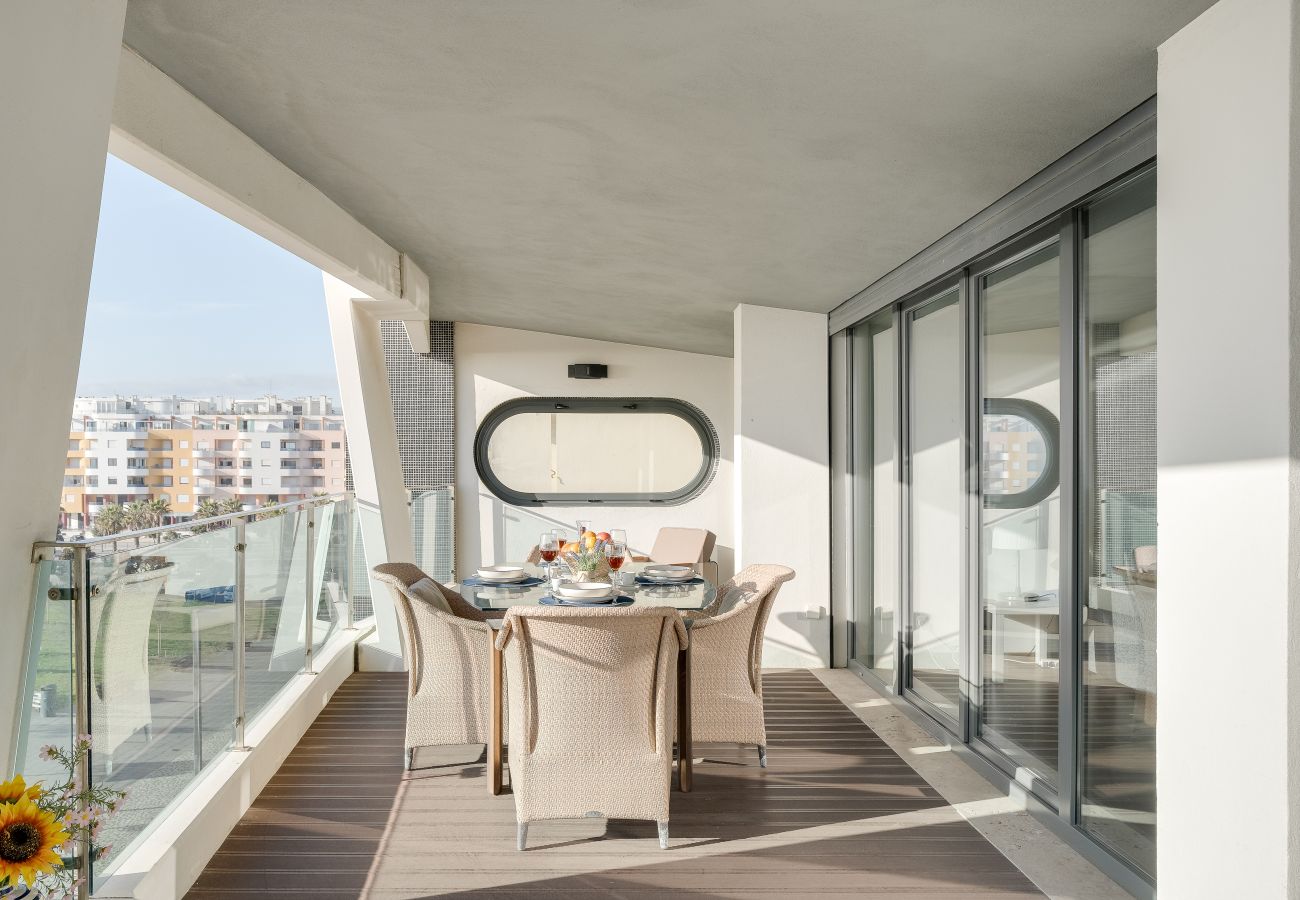 Condomínio em Costa de Caparica - Plazza T2 Luxury apartment whith sea view face t