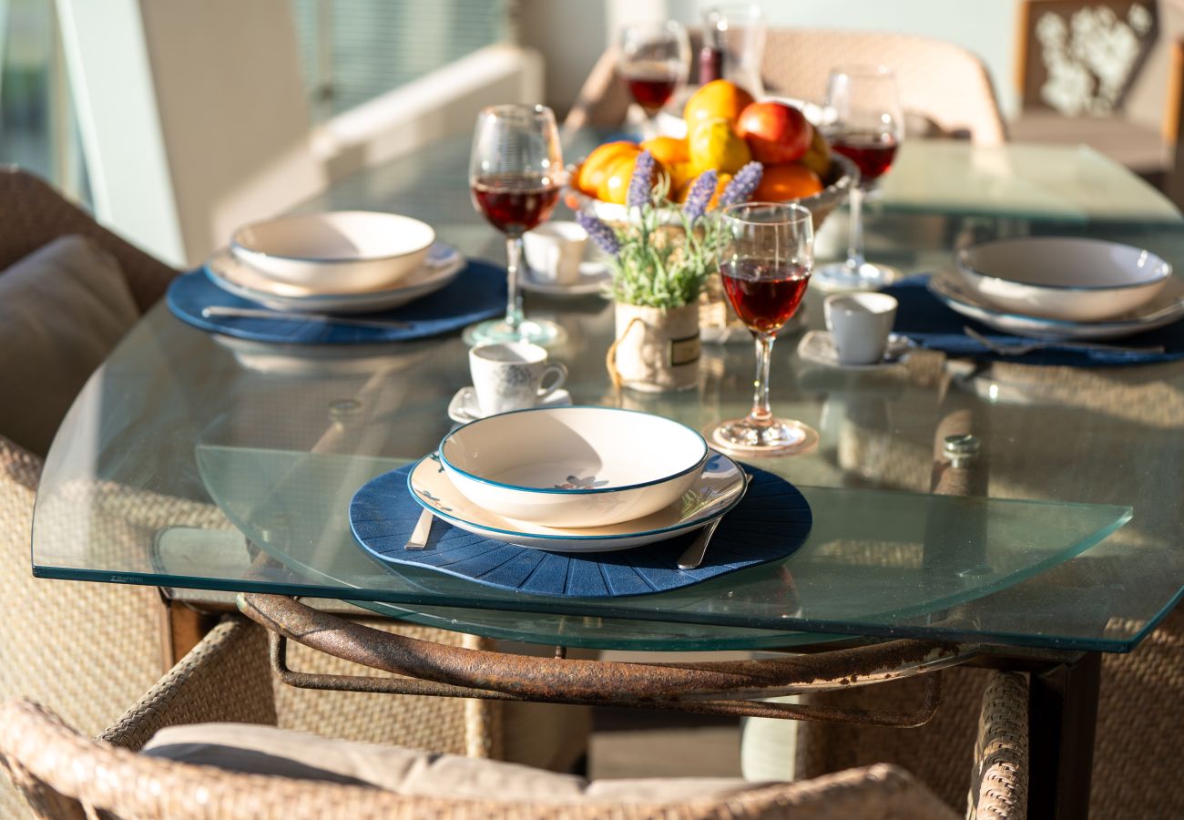 Residenz in Costa de Caparica - Plazza T2 Luxury apartment whith sea view face t