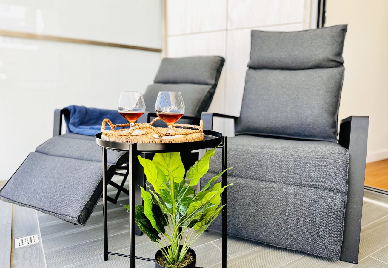Ferienwohnung in Armação de Pêra - Bayline luxury spa and pool apartment